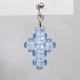 Small Cross - Earrings Pervenche - 1